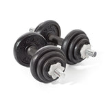 York Fitness Cast Iron Dumbbell Set - 20kg